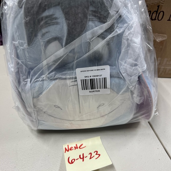 Loungefly Disney Winnie The Pooh Eeyore Figural Mini Backpack - Picture 7 of 7